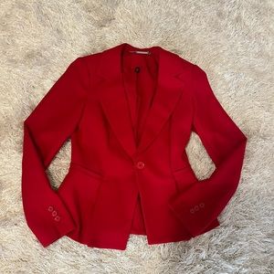 WHBM Woman’s Red Blazer Size 0